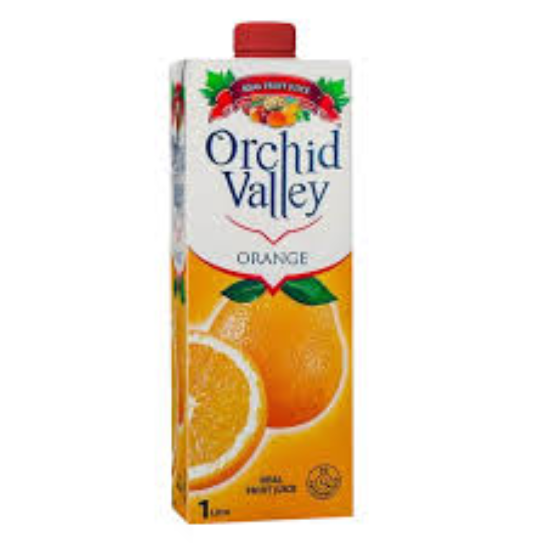 ORCHID VALLEY ORANGE DRINK TETRA 1L
